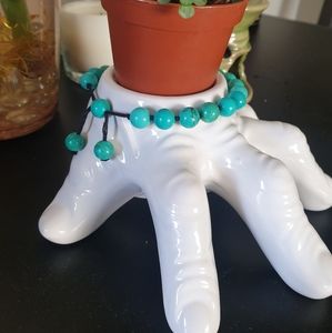 Adjustable gemstone bracelet - Turquoise stone